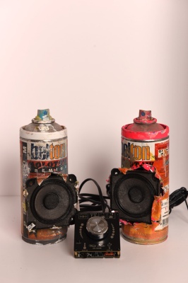 ''Air'O'Soul'' customised empty spray can by Lewis Bannister